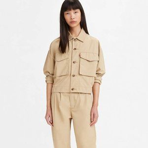 Levi’s cropped jacket - medium